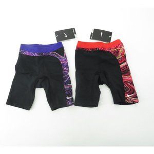 Nike Boys Jammer Swimwear Black Purple Red Shorts Size 4-5 (20) NWT $108